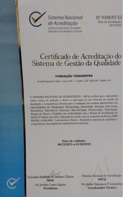 Certificado Laboratório