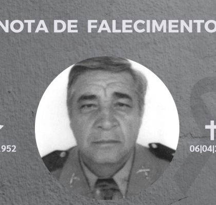 Nota de Pesar: 2° Tenente PM Veterano Absalão Martins de Rezende.