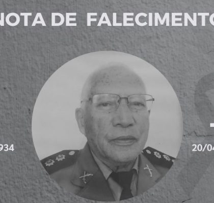 Nota de Pesar: Coronel PM Veterano Manoel Pereira da Silva Filho.