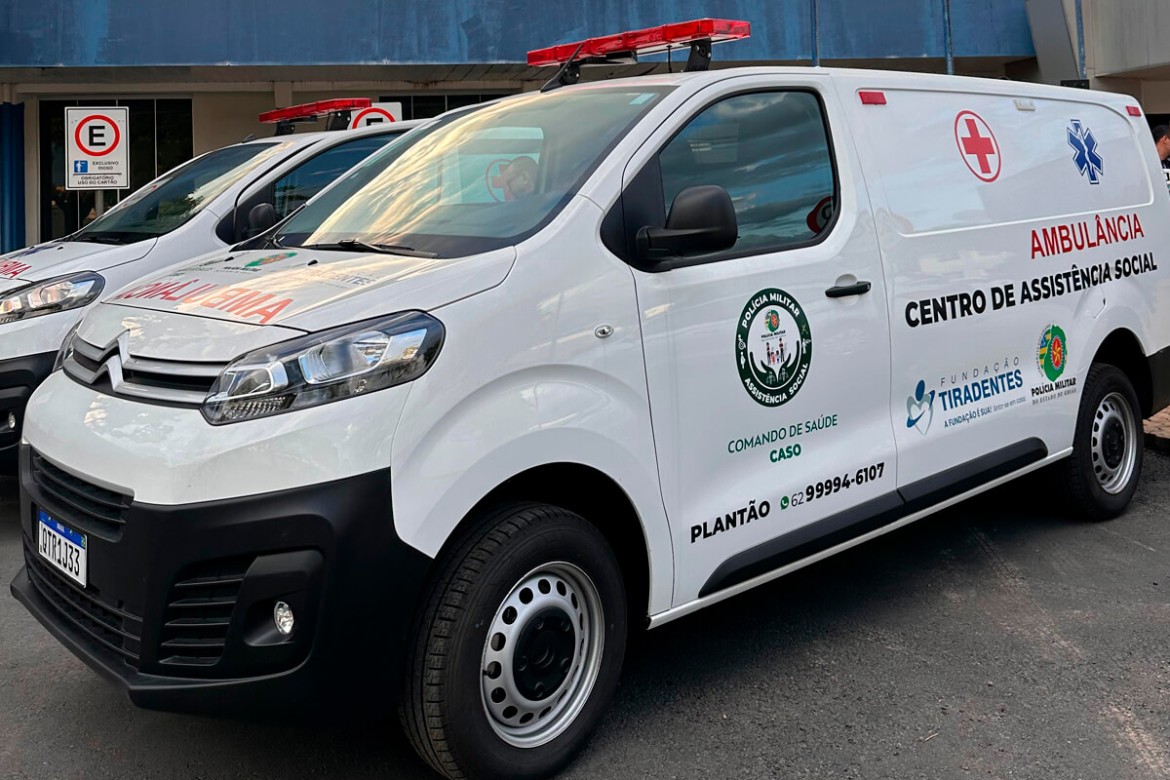 Deputado Major Araújo e Tribunal Regional do Trabalho da 18ª Região Fortalecem Atendimento Assistencial da Polícia Militar de Goiás com Novas Ambulâncias