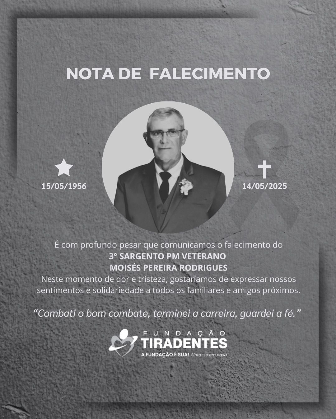 Nota de Pesar: