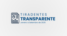 Boletim Tiradentes Transparente – Janeiro a Setembro de 2025