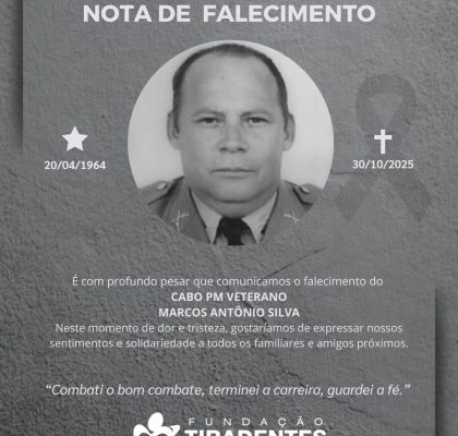 Cabo PM Veterano Marcos Antônio Silva