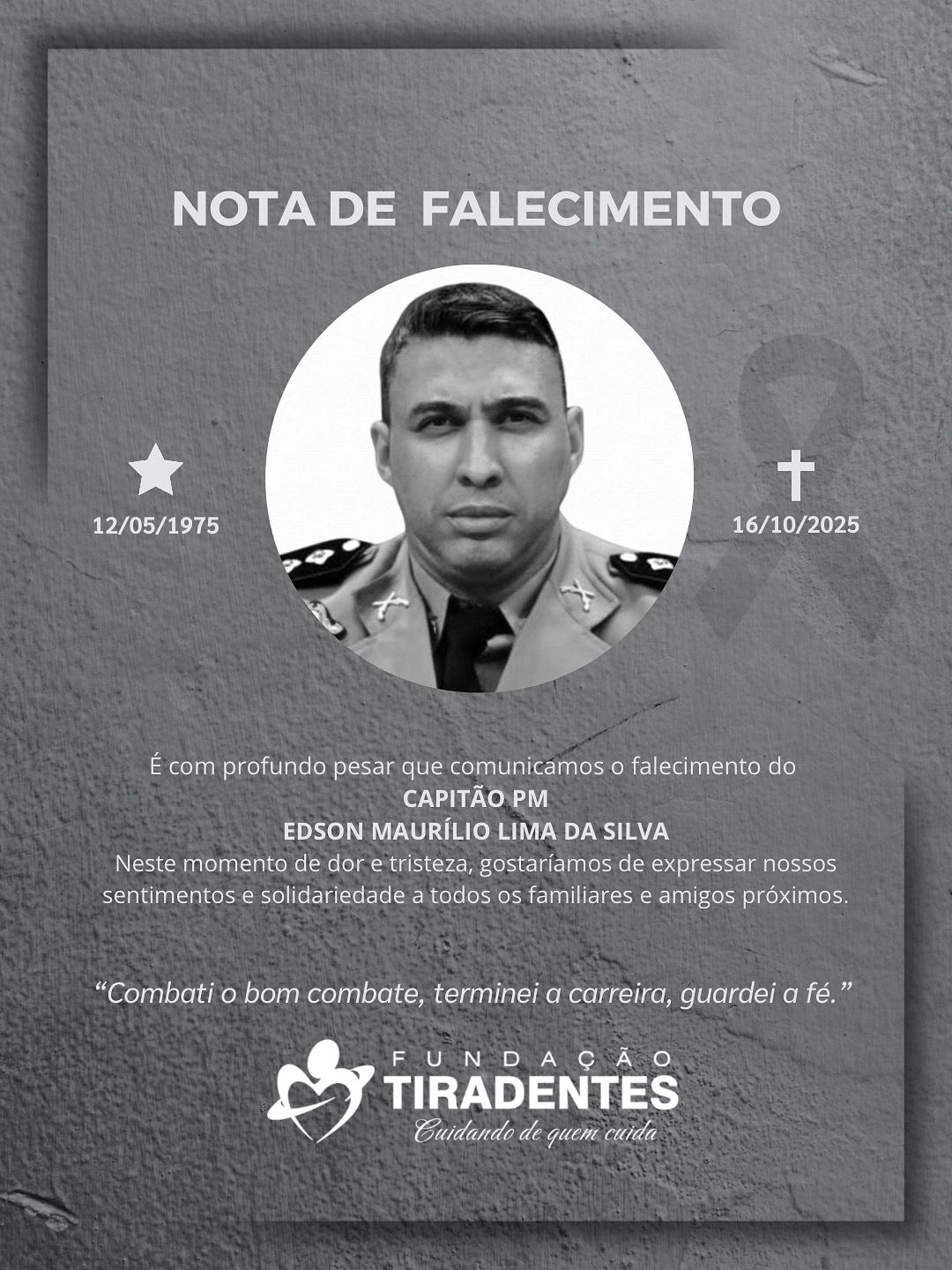 Capitão PM Edson Maurílio Lima da Silva 
