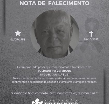 Soldado PM Veterano Miguel Dias da Luz