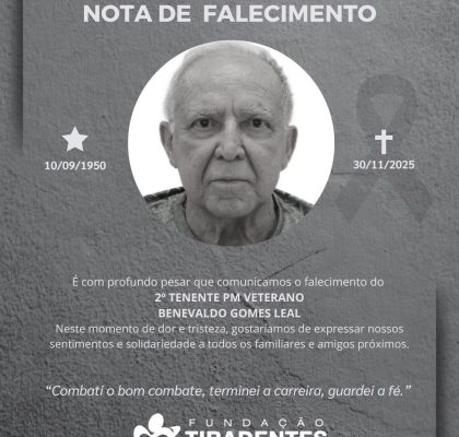 2° Tenente PM Veterano Benevaldo Gomes Leal